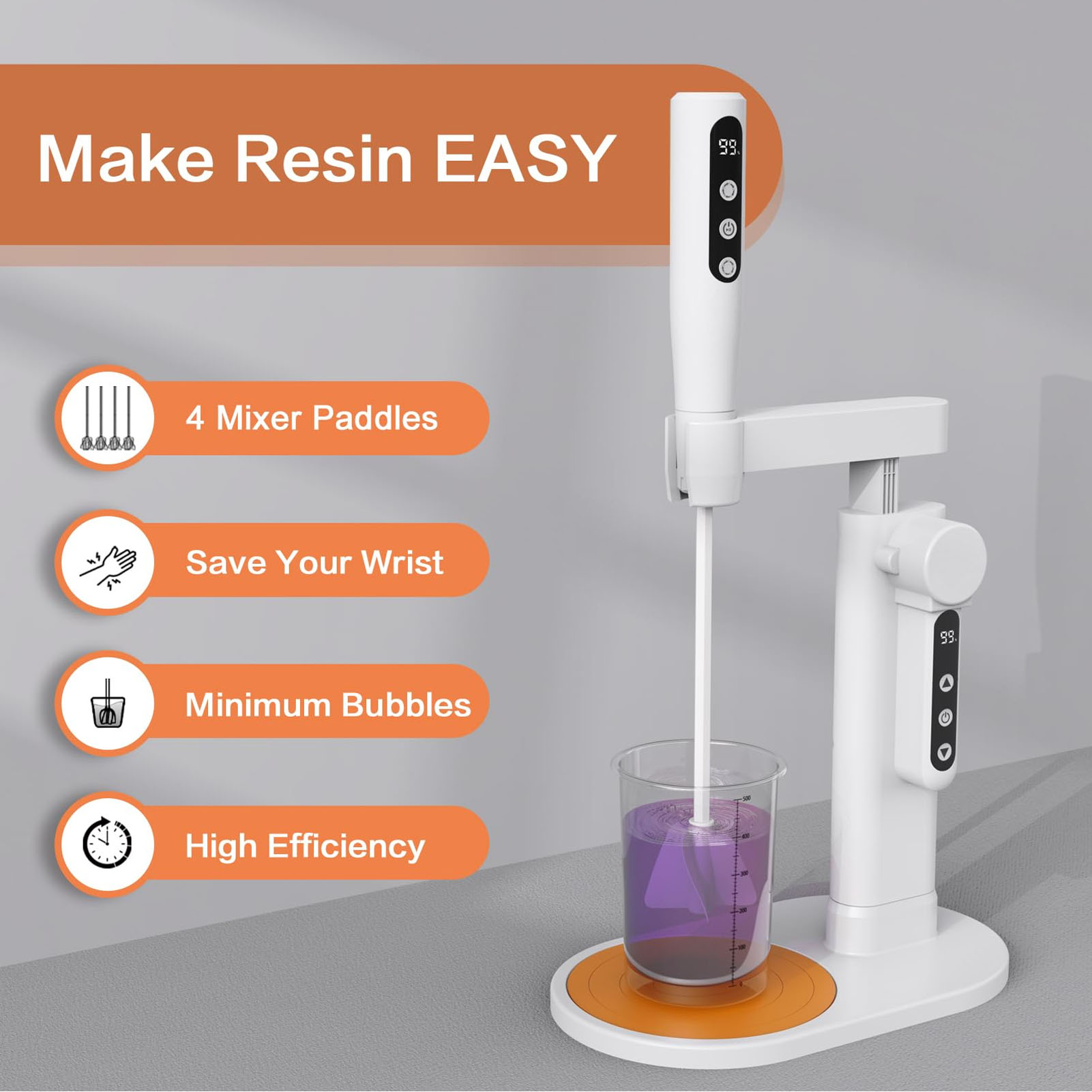 Stand Mixer - 전기 수지 교반기 스탠드가 있는 전기