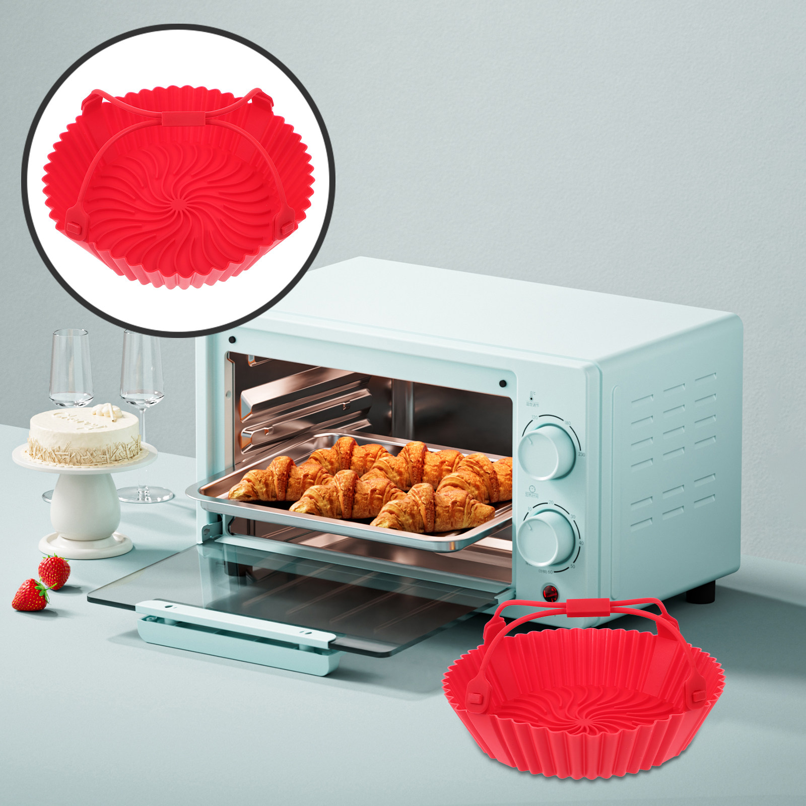 에어프라이어용 실리콘 트레이, 내열성, 눌어붙지 않는  - Air Fryer 리뷰 및 가격