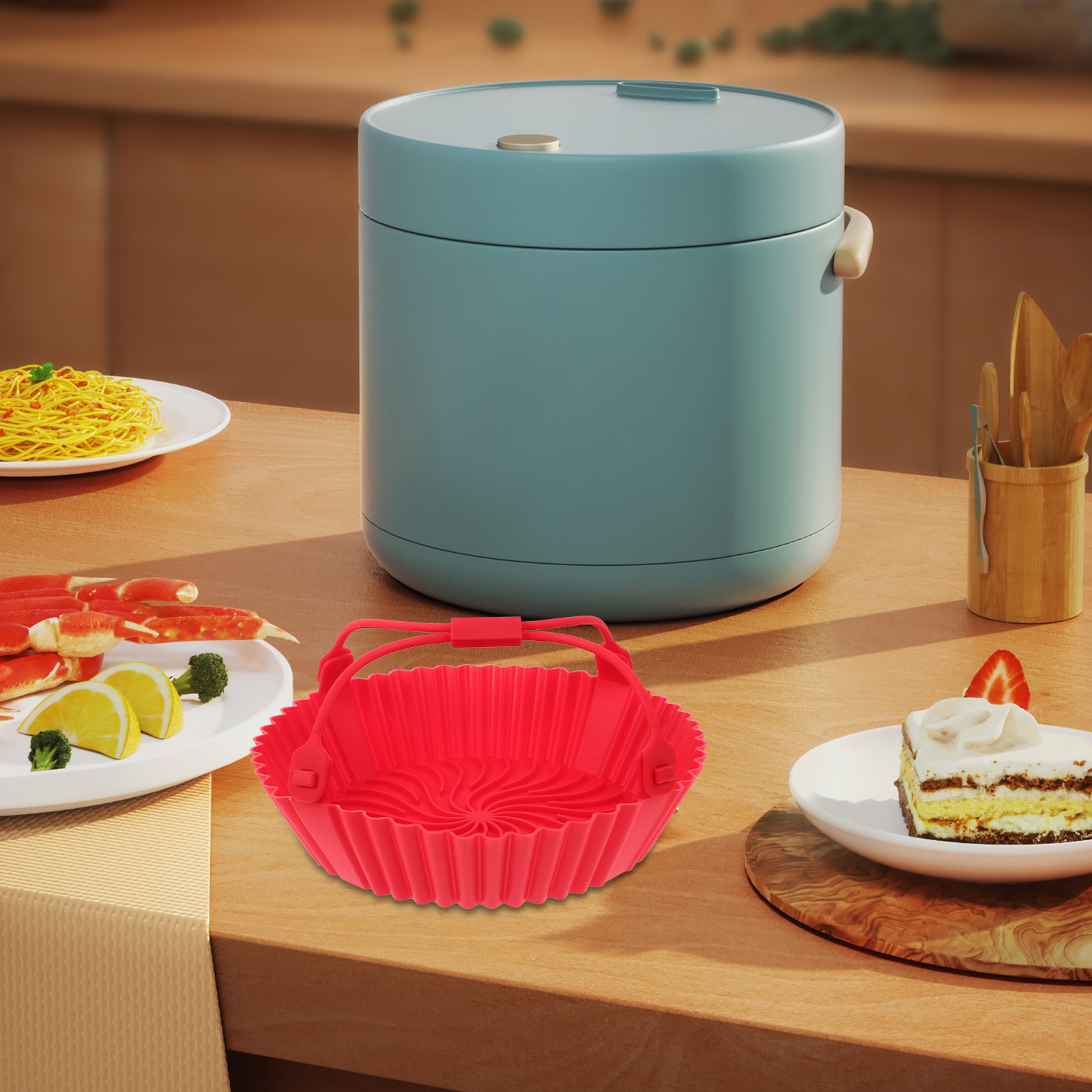 에어프라이어용 실리콘 트레이, 내열성, 눌어붙지 않는  - Air Fryer 리뷰 및 가격