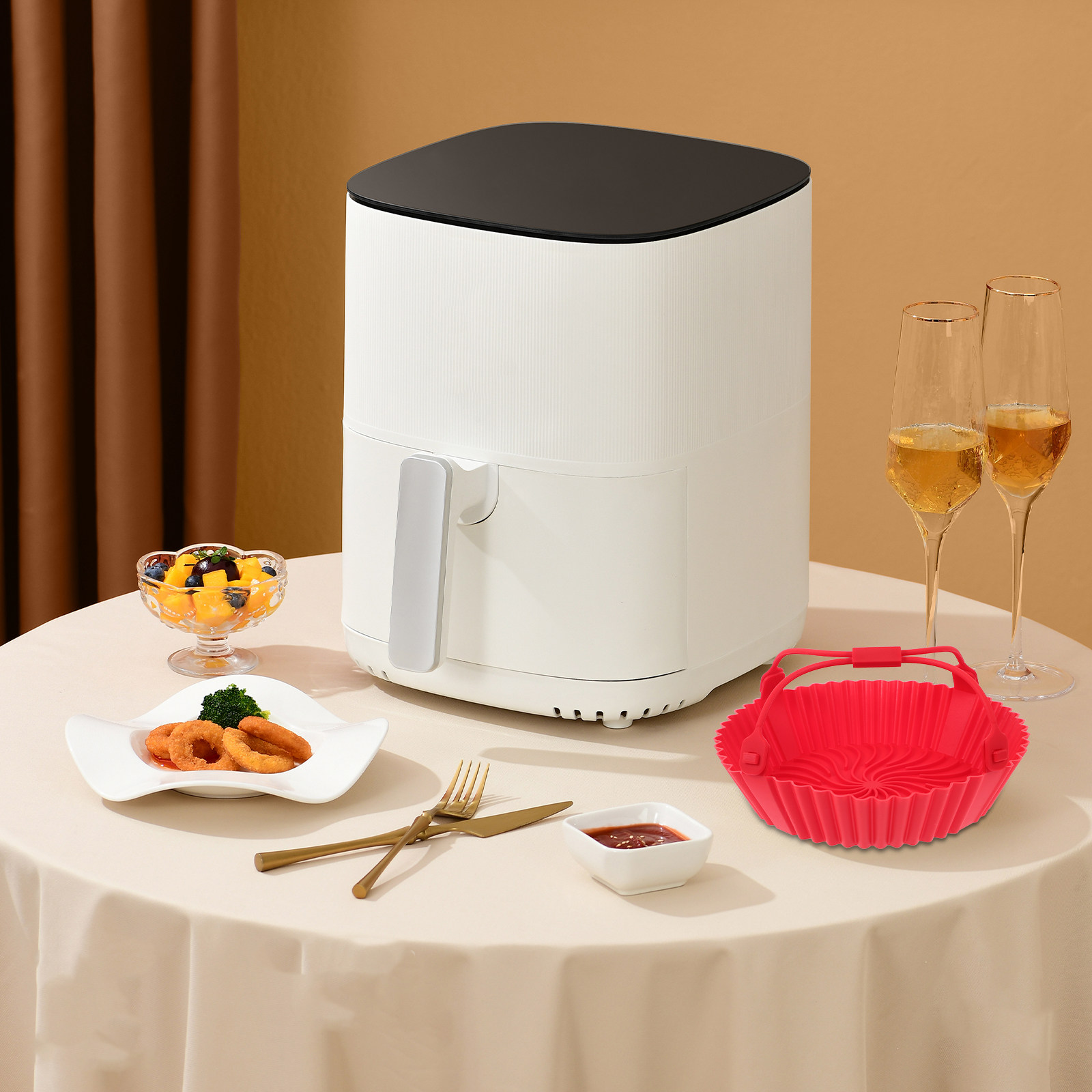 에어프라이어용 실리콘 트레이, 내열성, 눌어붙지 않는  - Air Fryer 리뷰 및 가격