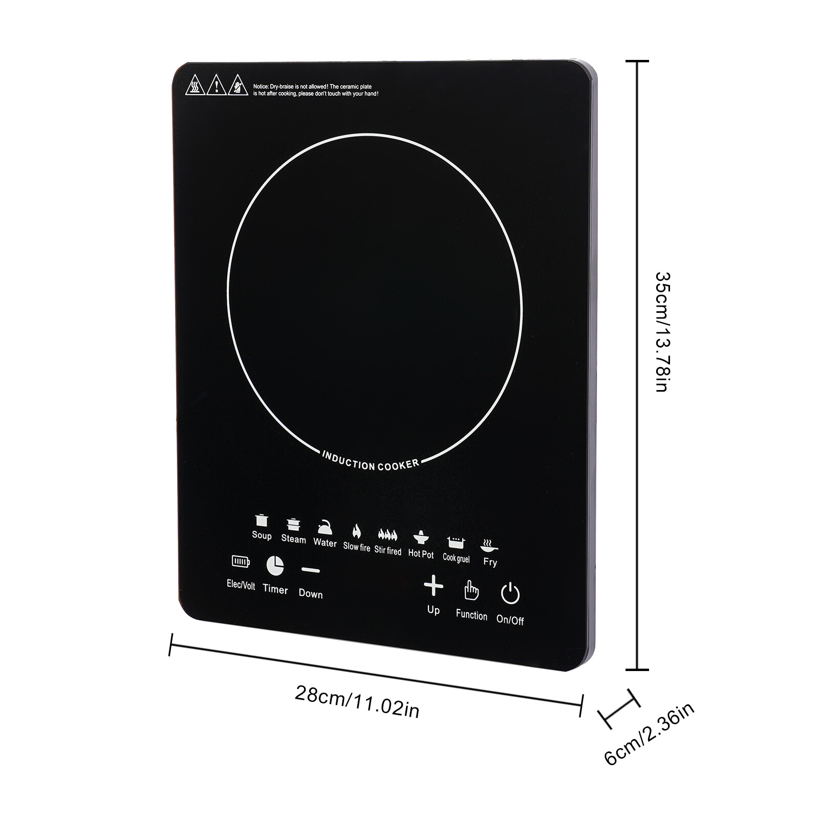 110V 750W 전기 인덕션 쿡탑 8단계 전력 조절  - Induction Cooktop Portable 리뷰 및 가격