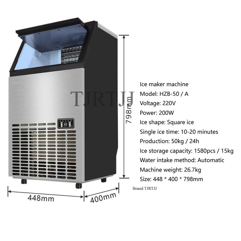 110V/220V 전압 지원, 상업용 큐브 얼음 제조기 - Coffee Maker 리뷰 및 가격