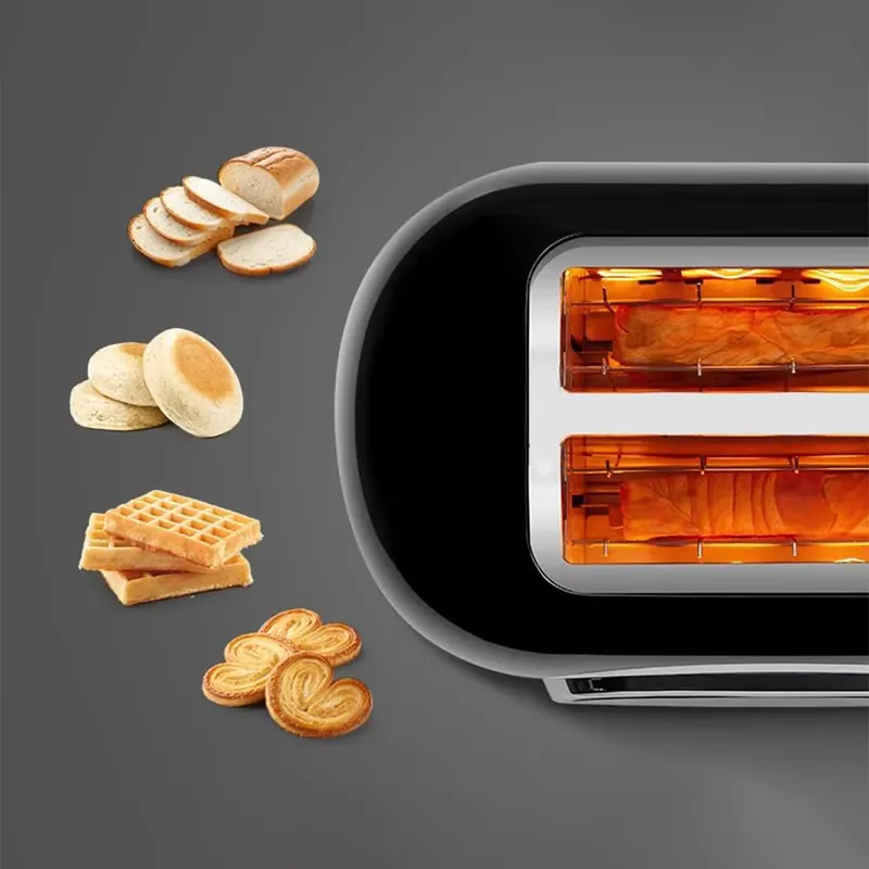 스마트 터치스크린 2슬라이스 토스터 레트로 스테인리스  - Toaster 리뷰 및 가격