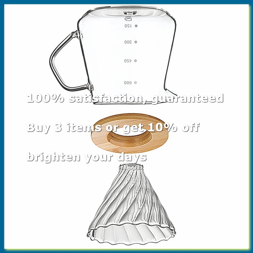 나무 스탠드가 있는 커피 필터 컵 600ml 커피 머신 - Coffee Maker 리뷰 및 가격